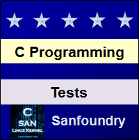 C Programming Online Test