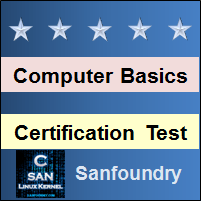Computer Fundamentals Certification Test