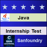 Java Programming Internship Test