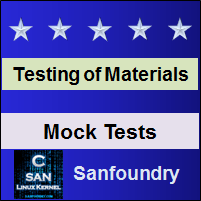 Mechanical Behaviour and Testing of Materials Mock Tests