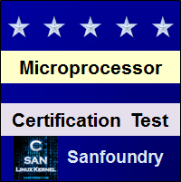 Microprocessor Certification Test