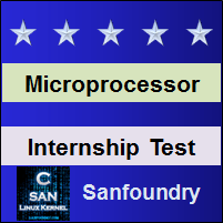 Microprocessor Internship Test