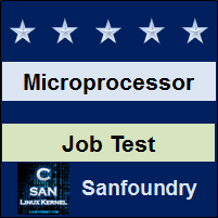 Microprocessor Job Test