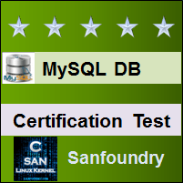 MySQL Certification Test