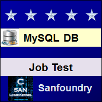 MySQL Job Test