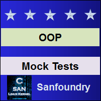 Object Oriented Programming Mock Tests