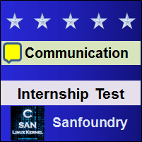 Professional Communication Internship Test