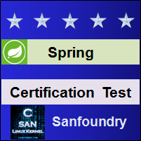 Spring Certification Test