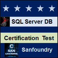 SQL Server Certification Test