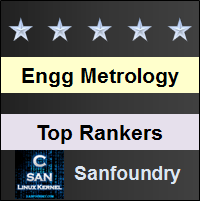 Top Rankers - Engineering Metrology