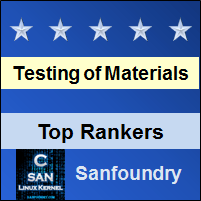 Top Rankers - Mechanical Behaviour and Testing of Materials