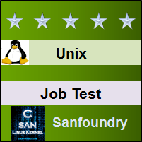 Unix Job Test