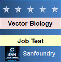 Vector Biology and Gene Manipulation Job Test