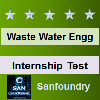 Waste Water Engineering Internship Test
