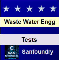 Waste Water Engineering Tests