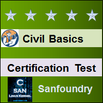 Basic Civil Engineering Certification Test