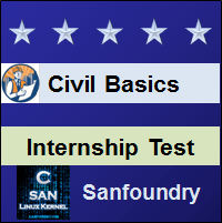 Basic Civil Engineering Internship Test