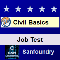 Basic Civil Engineering Job Test