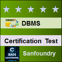 Database Management System Certification Test