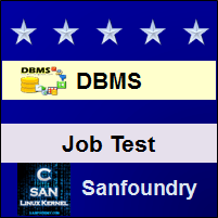 Database Management System Job Test
