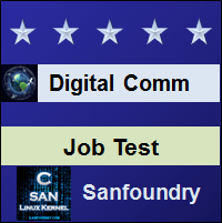 Digital Communications Job Test