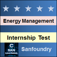 Energy and Environment Management Internship Test