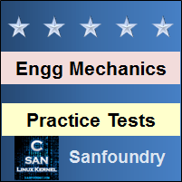 Engineering Mechanics Practice Tests
