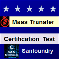 Mass Transfer Certification Test
