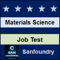 Materials Science Job Test