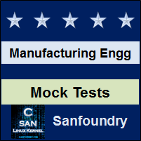 Manufacturing Processes I Mock Tests