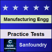 Manufacturing Processes I Practice Tests