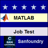 MATLAB Job Test