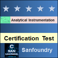 Analytical Instrumentation Certification Test