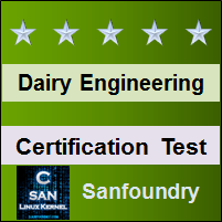 Dairy Engineering Certification Test