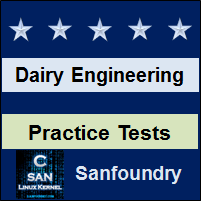 Dairy Engineering Practice Tests