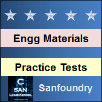 Engineering Materials and Metallurgy Practice Tests