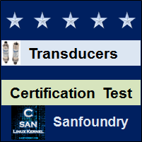 Instrumentation Transducers Certification Test