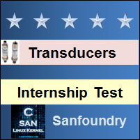 Instrumentation Transducers Internship Test