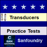 Instrumentation Transducers Practice Tests