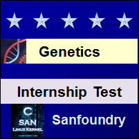 Genetic Engineering Internship Test