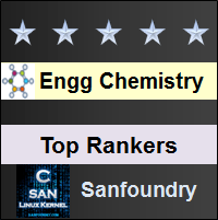 Top Rankers - Engineering Chemistry I