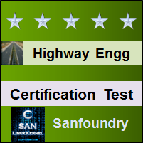 Highway Engineering Certification Test
