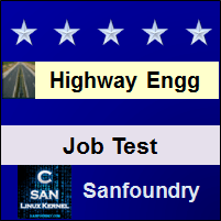 Highway Engineering Job Test
