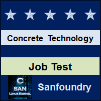 Concrete Technology Job Test