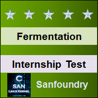 Fermentation Technology Internship Test