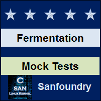 Fermentation Technology Mock Tests