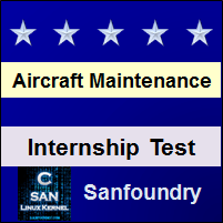 Aircraft Maintenance Internship Test