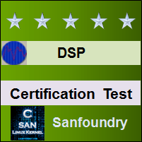 Digital Signal Processing Certification Test