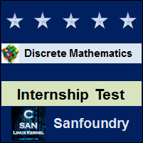 Discrete Mathematics Internship Test