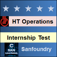 Heat Transfer Operations Internship Test